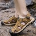 Fashion Cowhide Bale Casual Sandals for Men