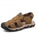 Fashion Cowhide Bale Casual Sandals for Men