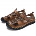 Men's Hand-sewn Casual Sandals Outdoor Breathable Beach Shoes