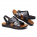 New First Layer Leather Beach Leather Men'S Sandals