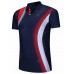 Men's Short-sleeved Turn-down Collar T-shirt Printing Breathable Sportswear Volleyball Tennis Tournament Top