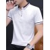 SYLYQ 130 Men T-shirt Summer Turn-down Collar Short Sleeves Tops