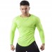 Breathable Mesh Large Size Long Sleeve Men's T-shirt Outdoor Basketball Running Sportswear Fitness Clothes