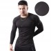 Breathable Mesh Large Size Long Sleeve Men's T-shirt Outdoor Basketball Running Sportswear Fitness Clothes