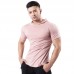 Men's Sport Short-sleeved T-shirt Solid Color Hood Fitness Clothes Outdoor Basketball Sweater Running Clothing