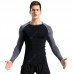 Men's Tights High Elastic and Quick-drying Running Fitness Clothes Training Basketball Football Long Sleeve Sportswear