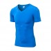 Men's V-neck PRO Fitness Running Quick-drying T-Shirt