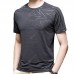 NS069 Men's Outdoor Sports Fitness Ice Silk T-shirt Short Sleeve Round Neck Tops