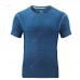 XK9898 Men Sports Short Sleeves T-shirt Quick-drying Breathable Ice-free Silk Round Neck Active Tops