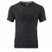 XK9898 Men Sports Short Sleeves T-shirt Quick-drying Breathable Ice-free Silk Round Neck Active Tops