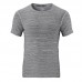 XK9898 Men Sports Short Sleeves T-shirt Quick-drying Breathable Ice-free Silk Round Neck Active Tops