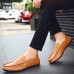 Men Casual Loafers Genuine Leather Moccasins Shoes