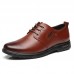 Men's Business Casual Leather Shoes Office Formal Shoes