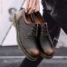 Men's Business Non-slip Leather Shoes Durable Lace-up Casual Shoes