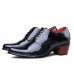 New Business Patent Casual British Leather Shoes Tide