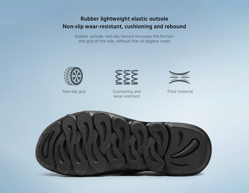 New Men Sandal Rubber lightweight elastic outsole